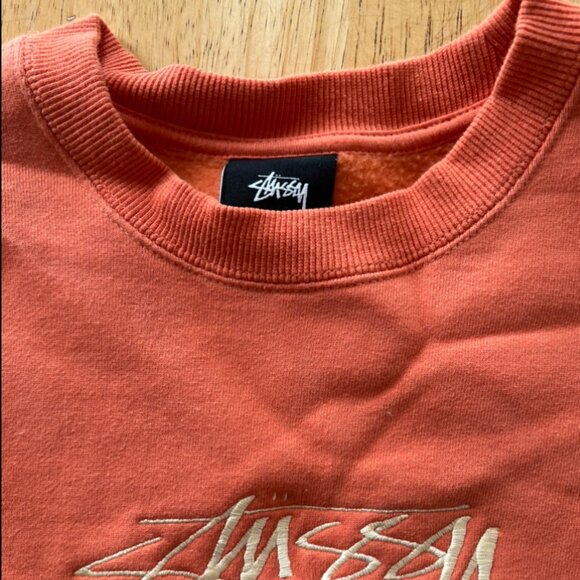 Stussy Sweaters - Stüssy Embroidered Logo Crewneck Sweatshirt